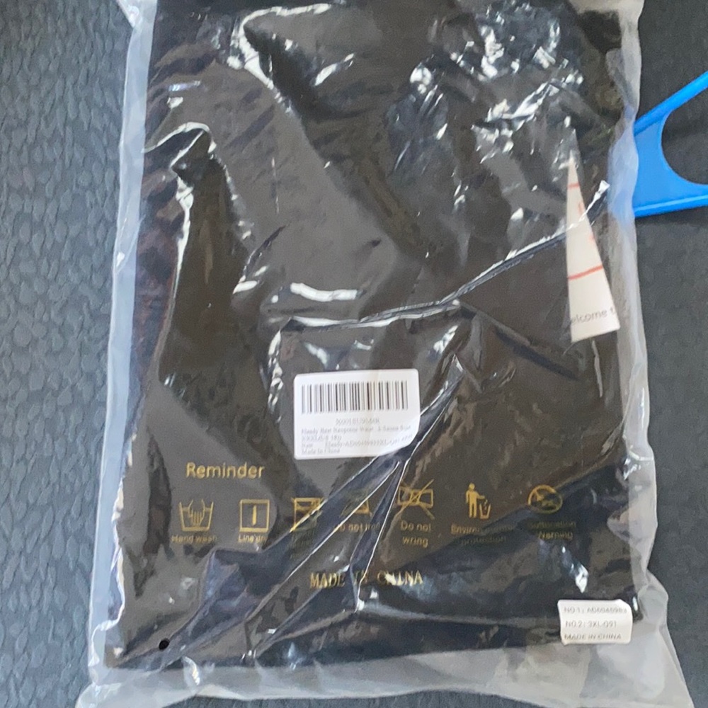Sauna suit.